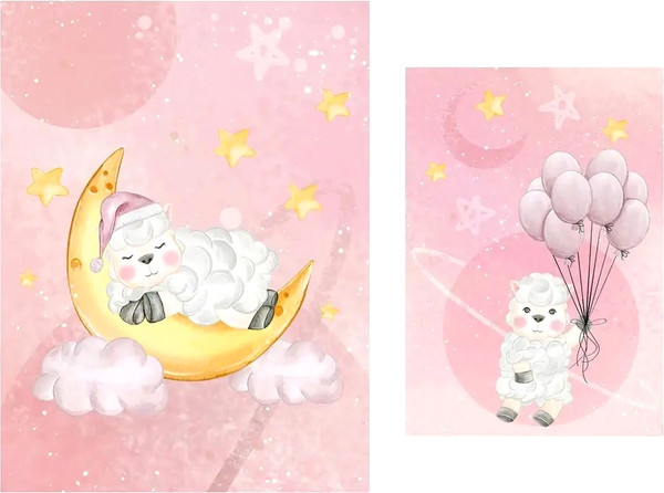 Изображение товара Постеры Citydecor Овечки 25 (2шт)