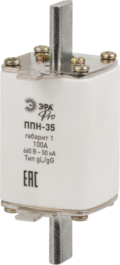 Изображение товара Предохранитель плавкий ЭРА Pro ppn-35-1-100 ППН-35 / Б0064017
