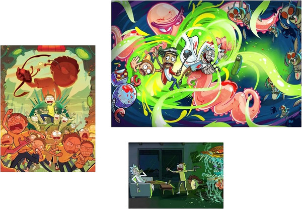 Изображение товара Постеры Citydecor Рик и Морти 3 (3шт)