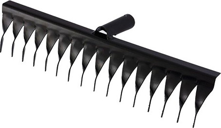 Изображение товара Грабли ЧистоОпт Витые металлические 16 зубьев (с черенком)
