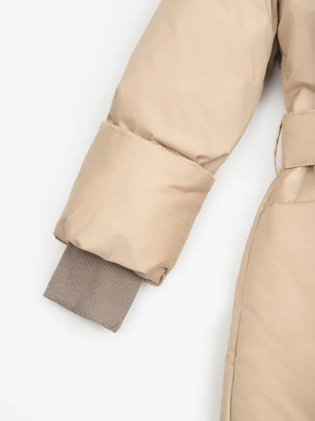 Изображение товара Пальто детское Amarobaby Snuggly / AB-OD24-SNUGGLY29/03-140 (бежевый, р.140-146)