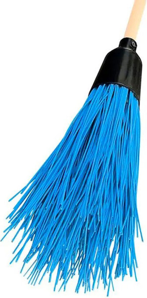 Изображение товара Метла универсальная ЧистоОпт Круглая 5 колец (с черенком)