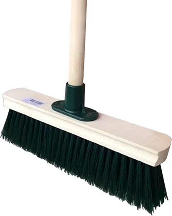 Изображение товара Щетка для пола ЧистоОпт Деревянная 275x50x20мм (с черенком)