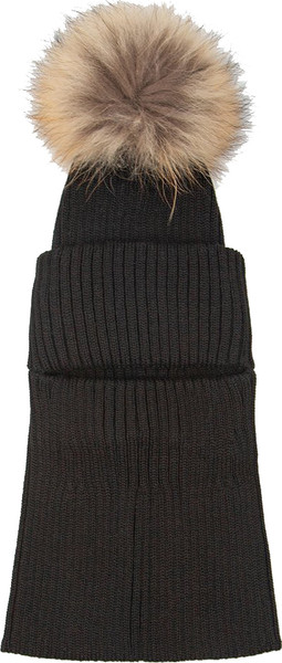 Изображение товара Шапочка для малышей Amarobaby Pure Love Pompon / AB-OD24-PLPO16/09-50 (черный, р.50-52)