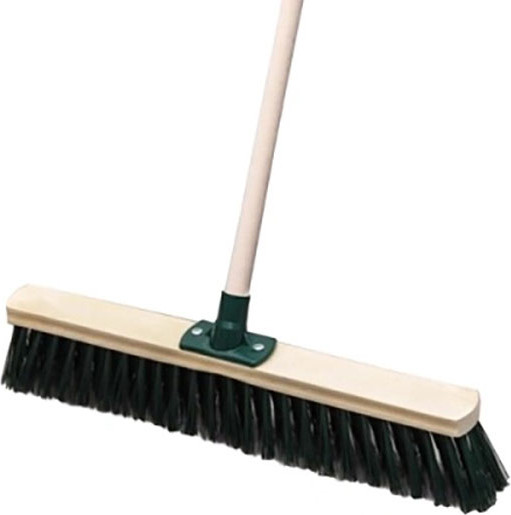 Изображение товара Метла универсальная ЧистоОпт Улично-строительная №55 (500x50, с черенком)