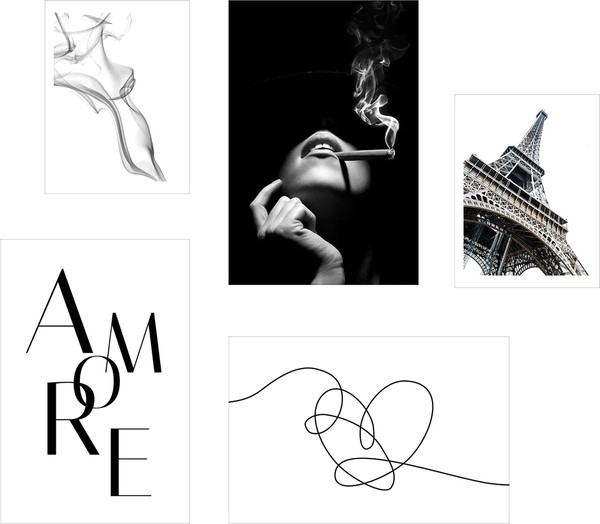 Изображение товара Постеры Citydecor Romantic 1 (5шт)