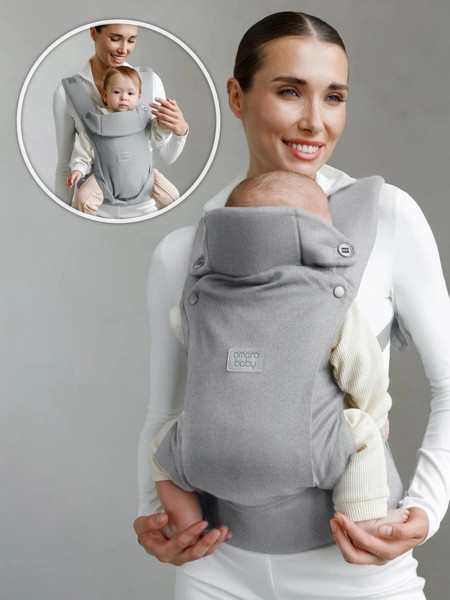 Изображение товара Эрго-рюкзак Amarobaby Near / AB24-30NEAR/11 (серый)