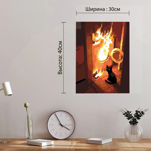 Изображение товара Картина по номерам Red Panda Кот не виноват p55189