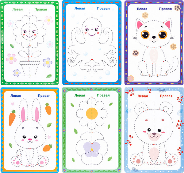 Изображение товара Развивающая игра Десятое королевство Пиши-стирай двумя руками №1 / 05244