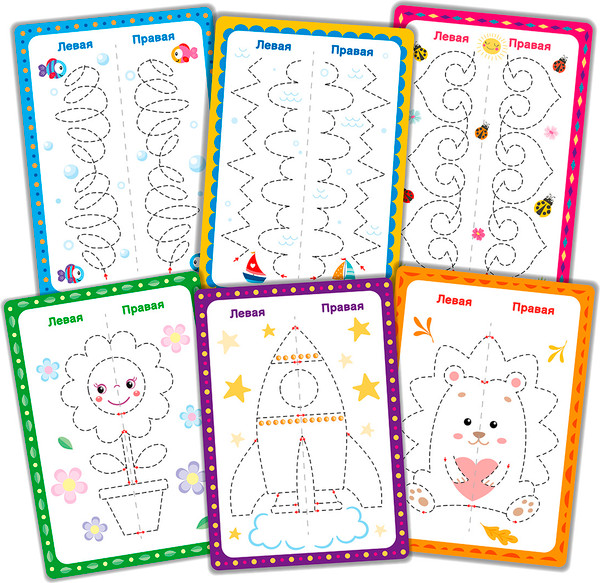 Изображение товара Развивающая игра Десятое королевство Пиши-стирай двумя руками №1 / 05244