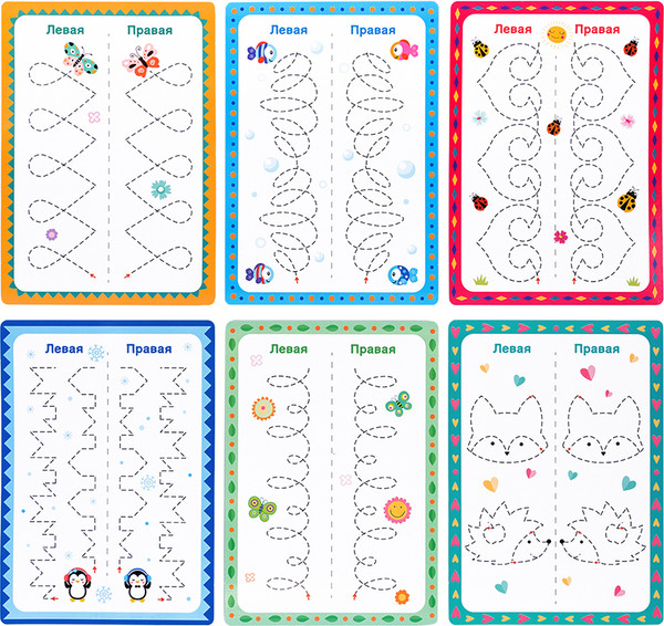 Изображение товара Развивающая игра Десятое королевство Пиши-стирай двумя руками №1 / 05244