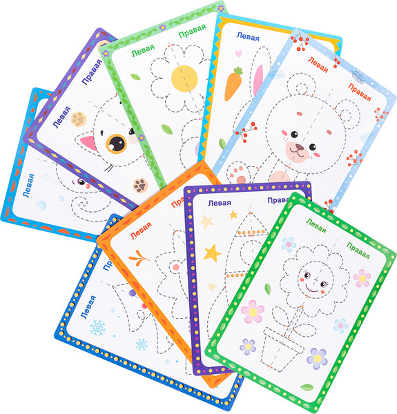 Изображение товара Развивающая игра Десятое королевство Пиши-стирай двумя руками №1 / 05244