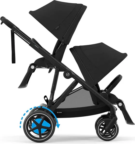 Изображение товара Детская прогулочная коляска Cybex E-Gazelle (Moon Black)