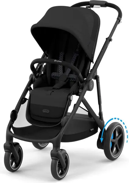 Изображение товара Детская прогулочная коляска Cybex E-Gazelle (Moon Black)