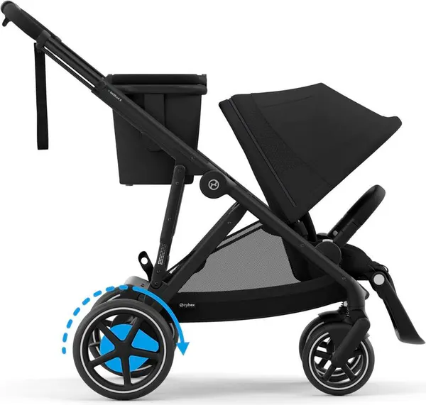 Изображение товара Детская прогулочная коляска Cybex E-Gazelle (Moon Black)