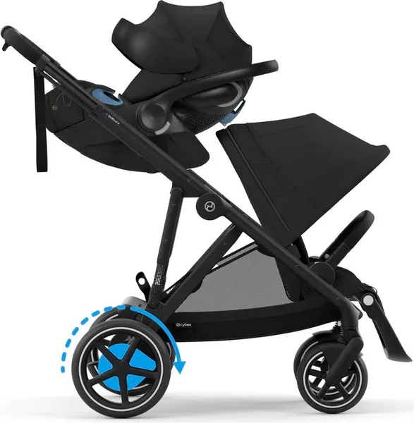 Изображение товара Детская прогулочная коляска Cybex E-Gazelle (Moon Black)