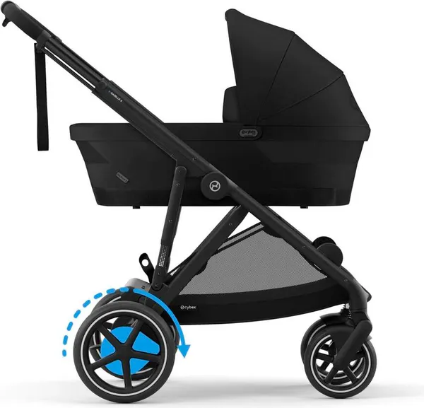 Изображение товара Детская прогулочная коляска Cybex E-Gazelle (Moon Black)