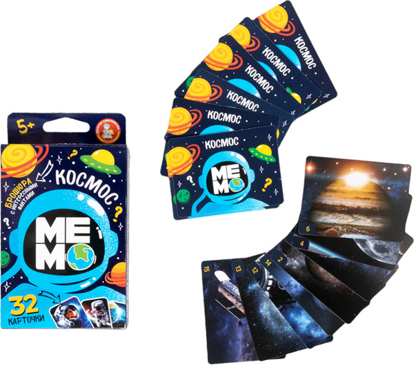 Изображение товара Настольная игра Десятое королевство Мемо Космос / 04989