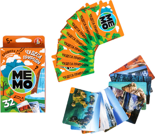 Изображение товара Настольная игра Десятое королевство Мемо Чудеса природы / 04988