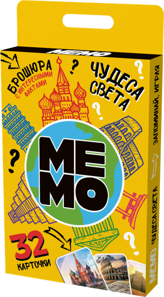 Изображение товара Настольная игра Десятое королевство Мемо Чудеса света / 04985