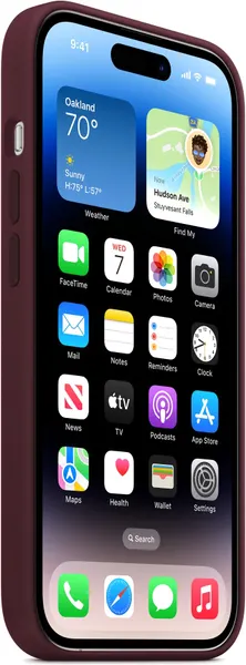 Изображение товара Чехол-накладка Bingo Silicone Case для Apple iPhone 15 Pro (бордовый)