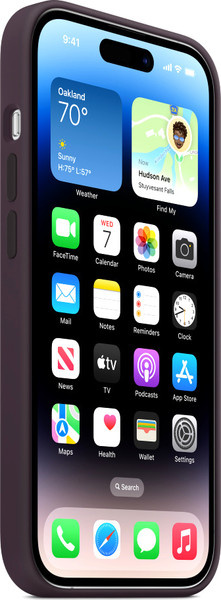 Изображение товара Чехол-накладка Bingo Silicone Case для Apple iPhone 15 Pro Max (виноградный)