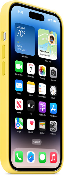 Изображение товара Чехол-накладка Bingo Silicone Case для Apple iPhone 15 Pro Max (желтый)