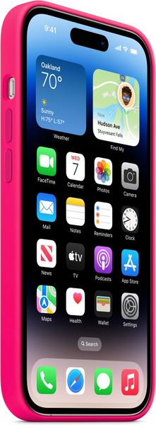 Изображение товара Чехол-накладка Bingo Silicone Case для Apple iPhone 15 Pro Max (малиновый)
