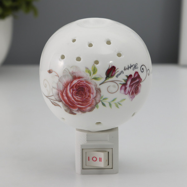 Изображение товара Ночник Risalux Розочка / 10553435 (белый)