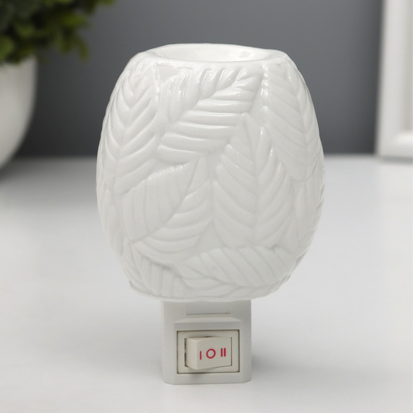 Изображение товара Ночник Risalux Листья / 10553443 (белый)