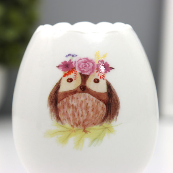 Изображение товара Ночник Risalux Тетушка сова / 10553439 (белый)