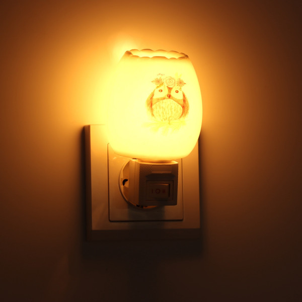 Изображение товара Ночник Risalux Тетушка сова / 10553439 (белый)