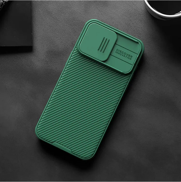 Изображение товара Чехол-накладка Nillkin CamShield Pro для Apple iPhone 15 (зеленый)