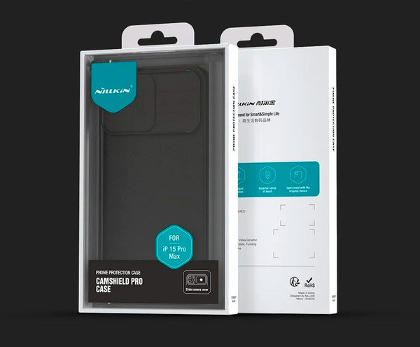 Изображение товара Чехол-накладка Nillkin CamShield Pro для Apple iPhone 15 (черный)
