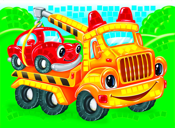 Изображение товара Набор для творчества Десятое королевство Аппликация Эвакуатор / 05336