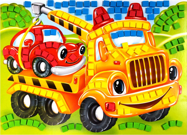 Изображение товара Набор для творчества Десятое королевство Аппликация Эвакуатор / 05336