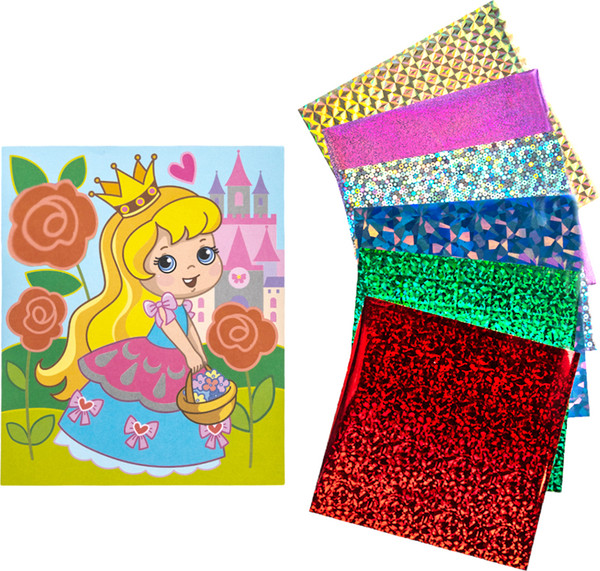 Изображение товара Набор для творчества Десятое королевство Аппликация фольгой Принцесса / 05358