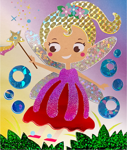 Изображение товара Набор для творчества Десятое королевство Аппликация фольгой Фея / 05365