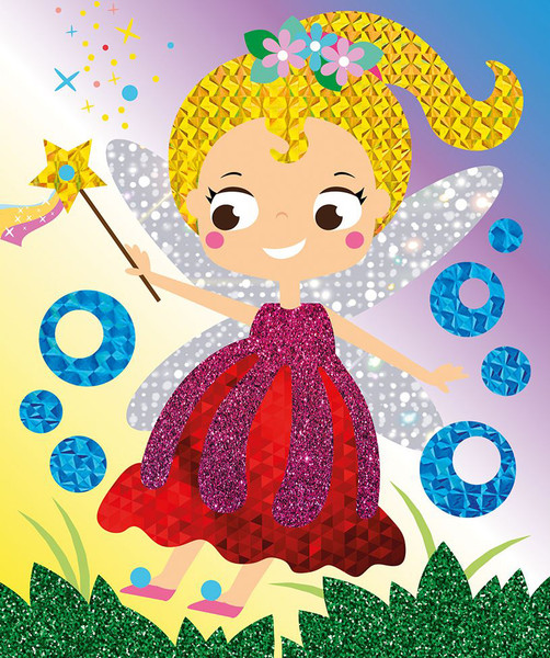 Изображение товара Набор для творчества Десятое королевство Аппликация фольгой Фея / 05365