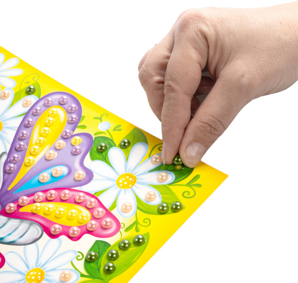 Изображение товара Набор для творчества Десятое королевство Аппликация бусинами Бабочка / 05407