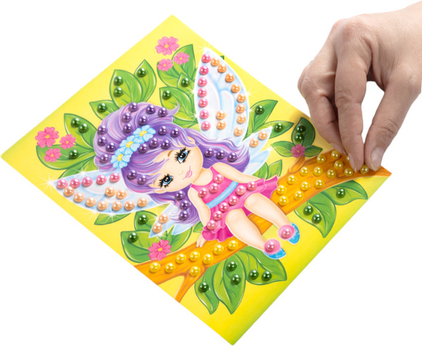 Изображение товара Набор для творчества Десятое королевство Аппликация бусинами Феечка / 05410