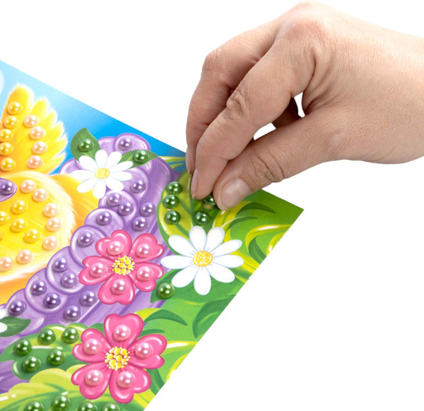 Изображение товара Набор для творчества Десятое королевство Аппликация бусинами Цыпленок / 05411