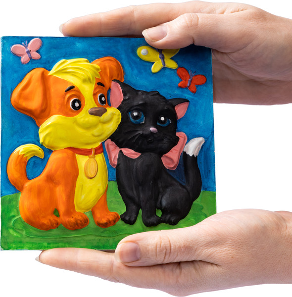 Изображение товара Набор для творчества Десятое королевство Барельеф Друзья / 04844