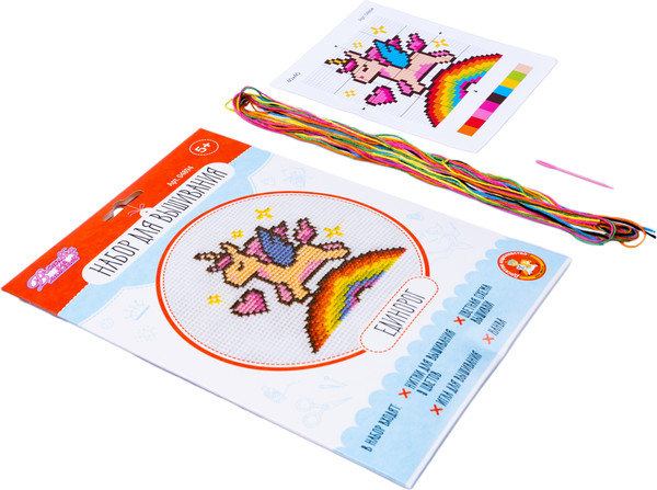 Изображение товара Набор для творчества Десятое королевство Вышивка Единорог / 04894
