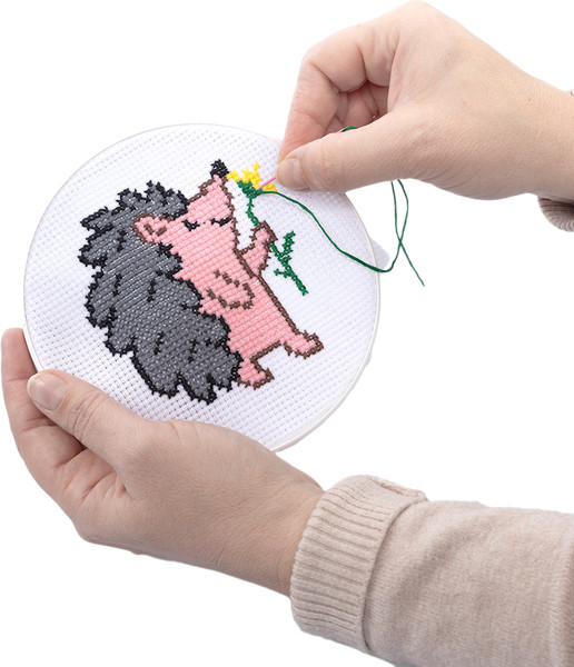 Изображение товара Набор для творчества Десятое королевство Вышивка Ежик / 05260