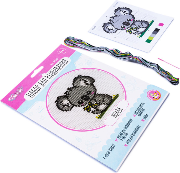 Изображение товара Набор для творчества Десятое королевство Вышивка Коала / 04889