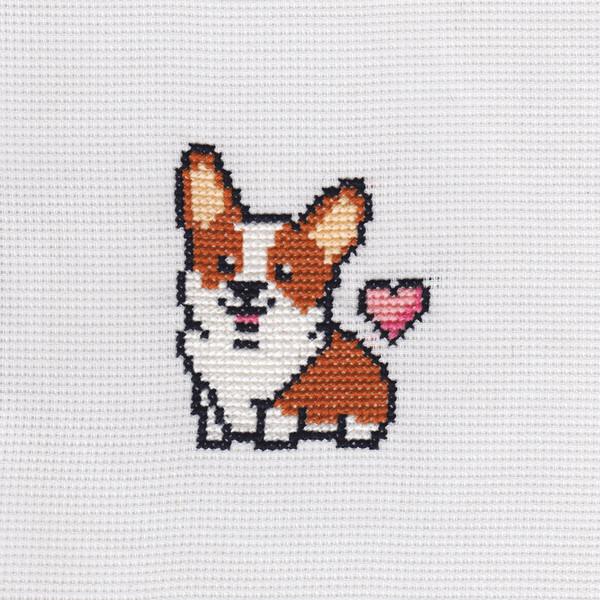 Изображение товара Набор для творчества Десятое королевство Вышивка Корги / 05257