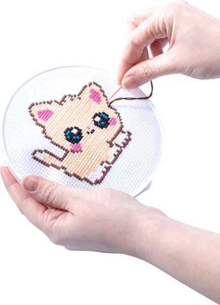 Изображение товара Набор для творчества Десятое королевство Вышивка Кисонька / 05367