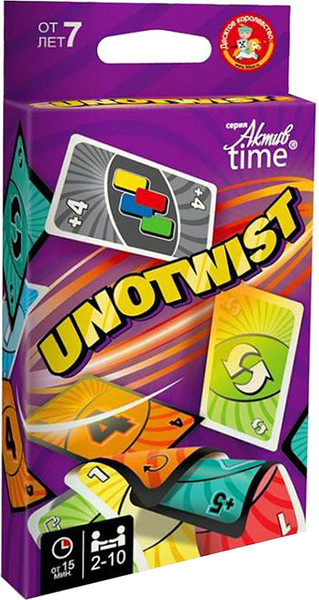 Изображение товара Настольная игра Десятое королевство Актив time UnoTwist / 05462