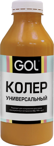 Изображение товара Колеровочная паста GOL № 51 (450мл, охра)